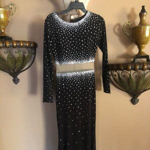 JOVANI GOWN with crystal details